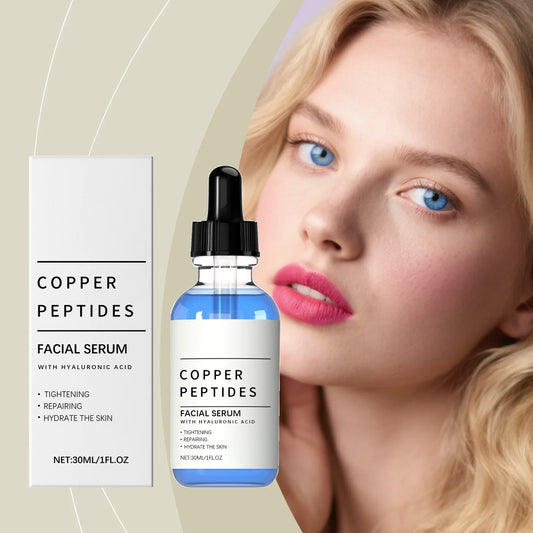Copper Peptides Moisturizing Facial Essence Increase Facial Elasticity Smooth Firming Skin Improve Fine Lines Sooth Face Serum