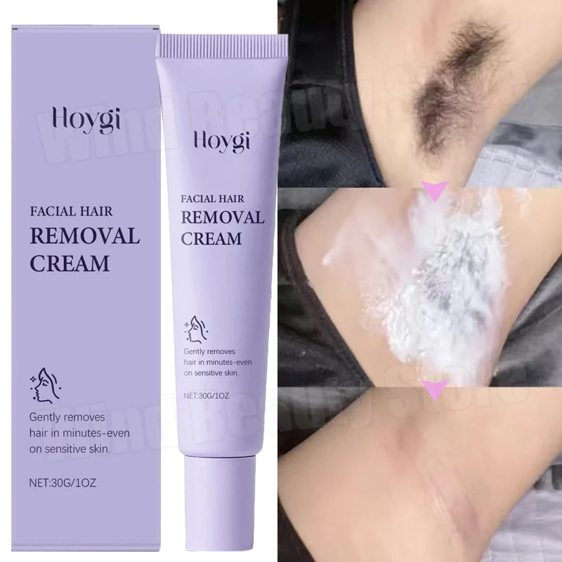 Painless Hair Removal Creams Fast Gentle Removal Skin Care Whitening Clear Lip Hair Underarm Depilation Cream Women Men Beauty