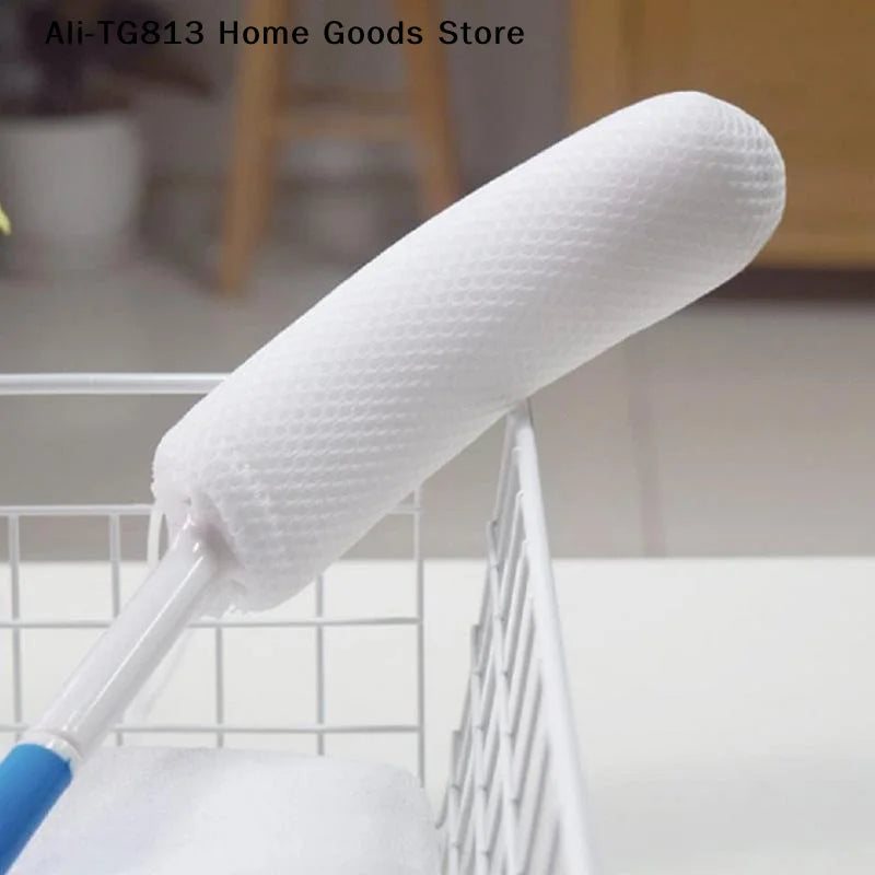 [TG813]1 Pcs Bath Soft Back Scrubber Brush Bath Shower Scrubbing Mesh Brush With Handle Exfoliating Scrub Massager Bath Supplies