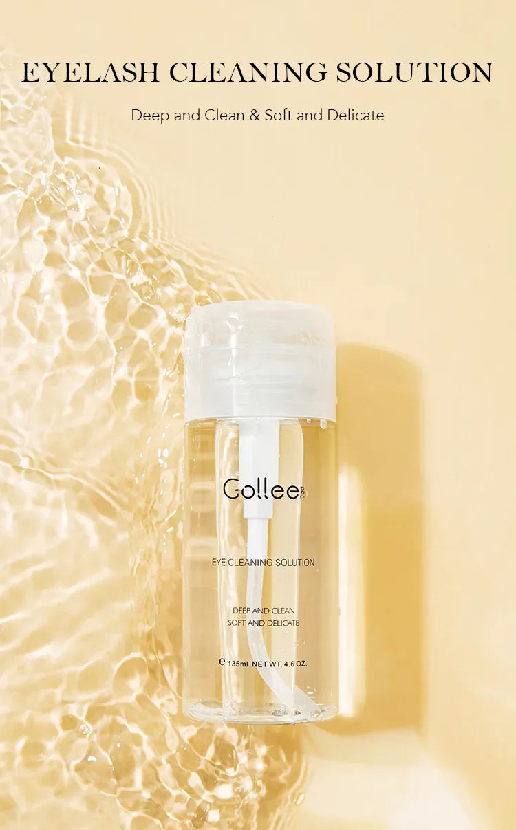 Gollee 0.5s Fast Dry Latex-free Lash Glue No Irritation Bonder Lash Extension Glue 15ml Bonder and Primer Clean Lash Supplies