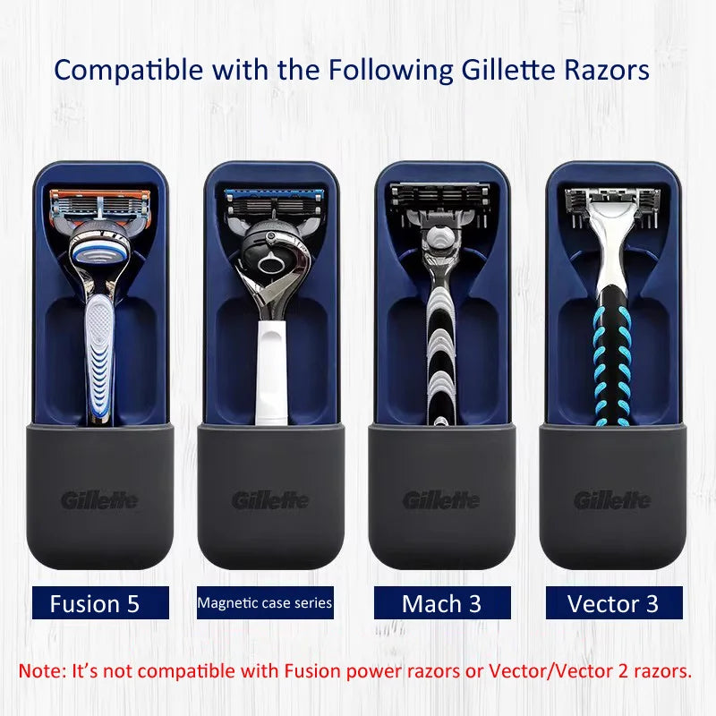 Gillette Magnetic Travel Case Shaver storage box for Fusion Series