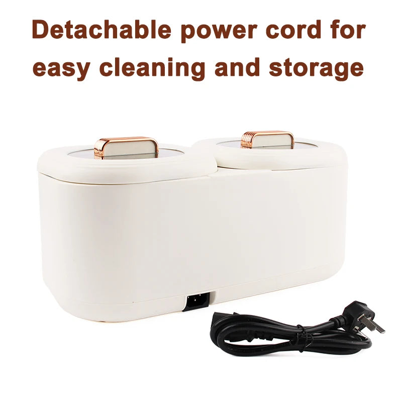 Electric Double-Liner Rice Cooker Heating Lunch Box Food Steamer Non-stick Pan Cooking Hot Pot Soup Stew Skillet Meals Heater