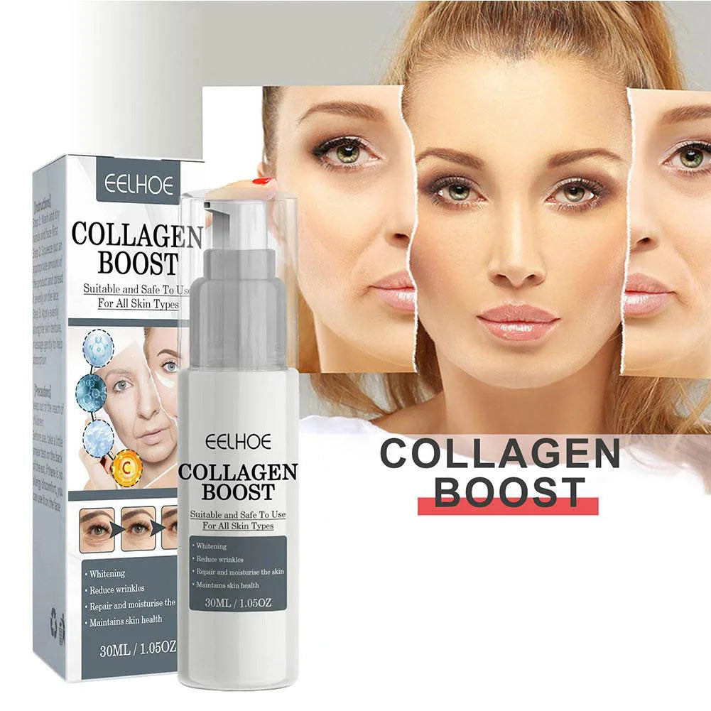 1/2/3pcs 30ml Collagen Boost Firming Essence Cream Fade Fine Lines Face Brightening Lightining Serum Cream Skin Care for Women