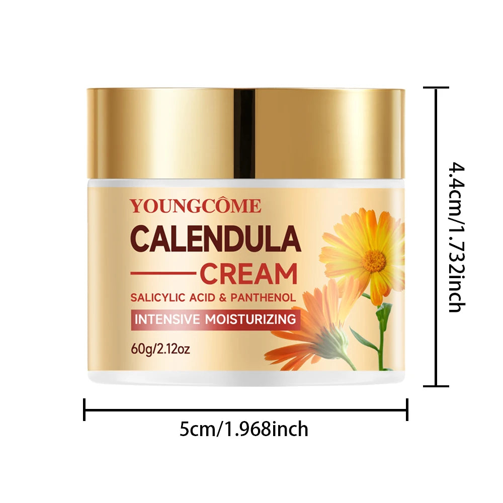 YOUNGCOME Calendula Face and Neck Moisturizing Face Cream Anti Aging Shrink Pore Whitening Cream Wrinkles Firming Skin Care