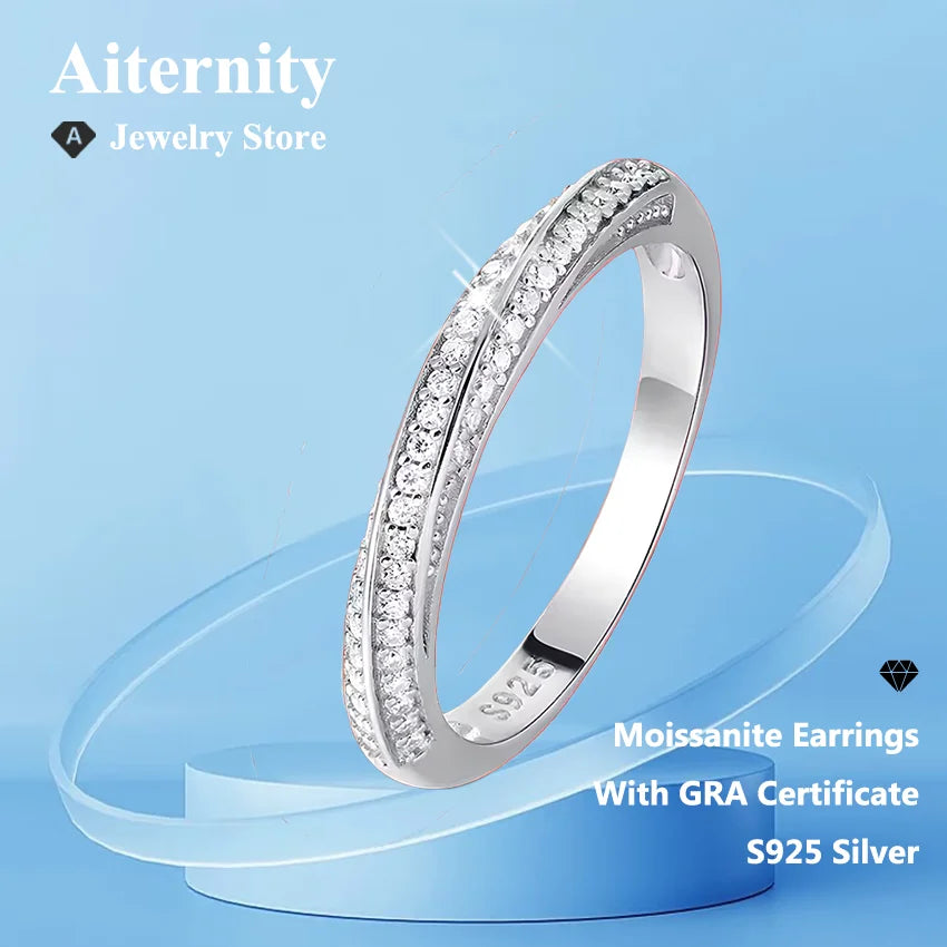 [Discount] With GRA Certificate Moissanite Ring D Color VVS1 For Man and Women Band Anniversary Wedding Engagement Celebration