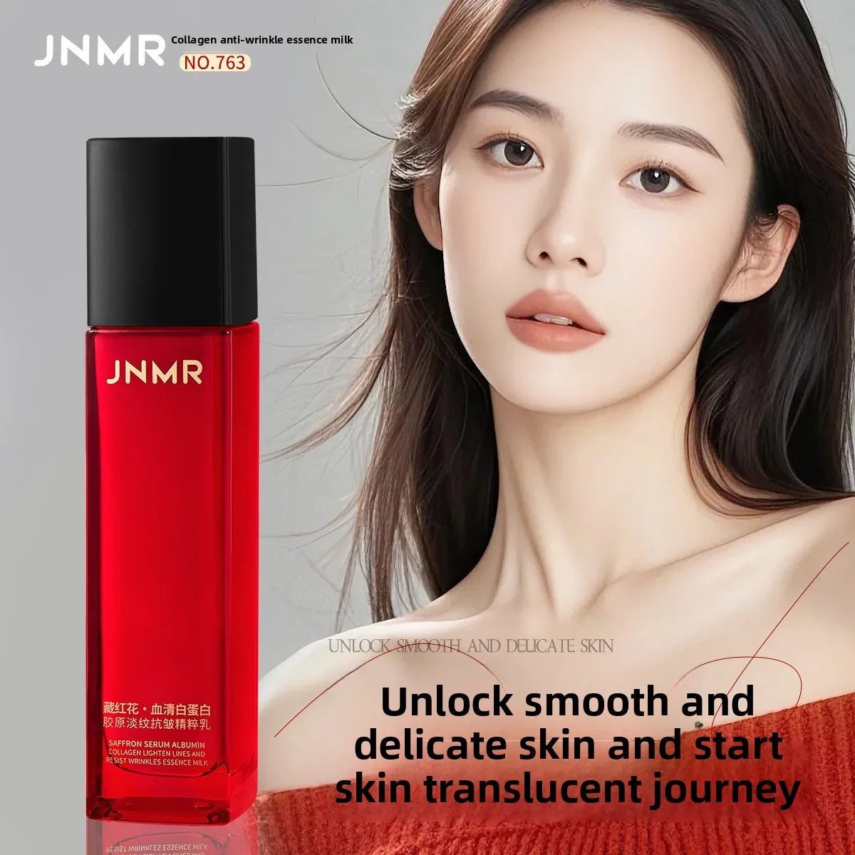 Saffron Serum Albumin Collagen Anti-Wrinkle & Line-Diminishing Essence Milk / Anti-Wrinkle & Line-Diminishing Milk  Essence Milk