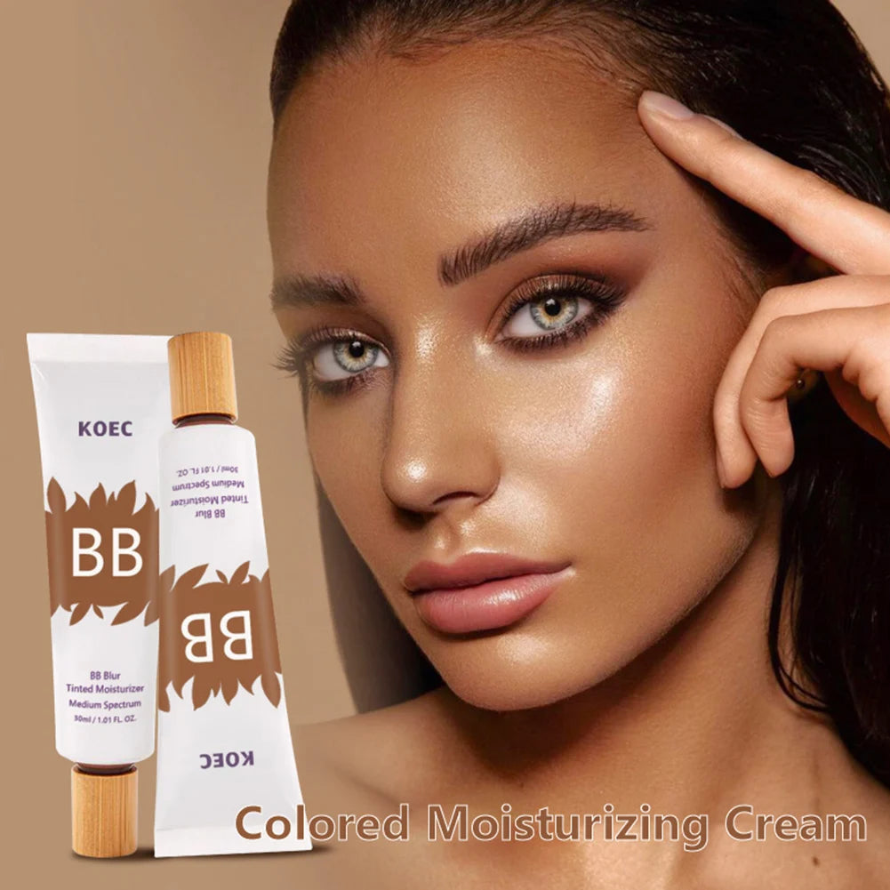 BB Blur Tinted Moisturizer Hydrating Facial Sunscreen Women Makeup Tool Maquillaje Para Mujer Full Coverage BB Cream 30ml