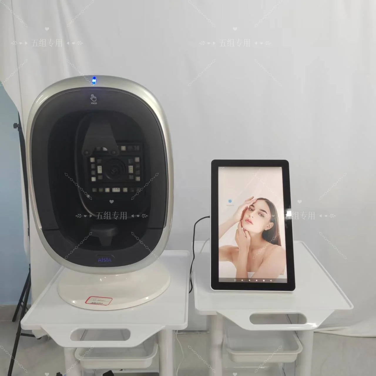 AISIA  O1 3D AI Facial Skin Analyzer Detection Skin Problem Diagnosis 8 Spectrum Professional Analysis Beauty Salon Equipment