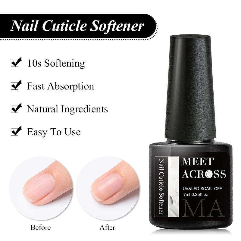 7ml Nail Cuticle Softener Remover Softener Exfoliator Cuticle Oil Nail Treatment Manicure Soften Dead Skin Nourishing Nails Care