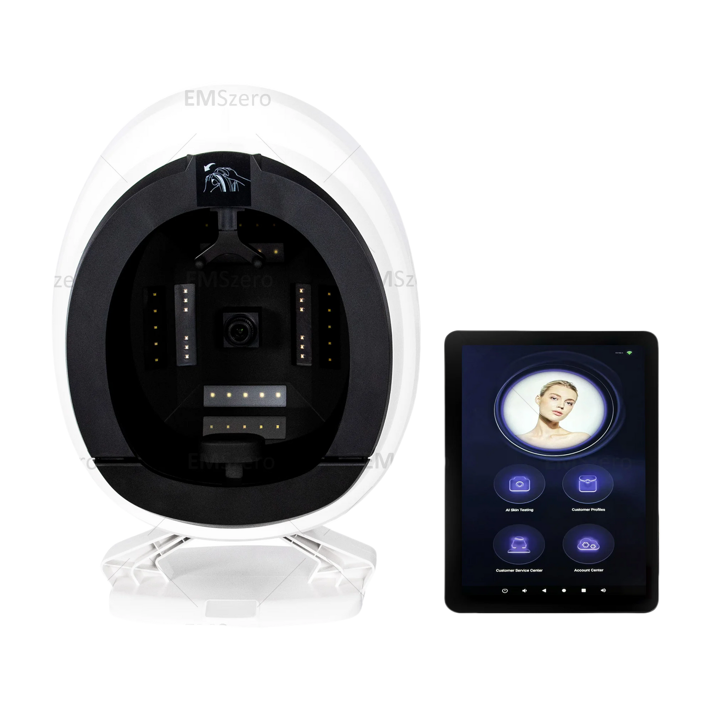 Professional 3D Facial  Camera Scanner UV Skin and Hair Analysis Measuring Machine Digital Facial Scanner Skin Analyzer