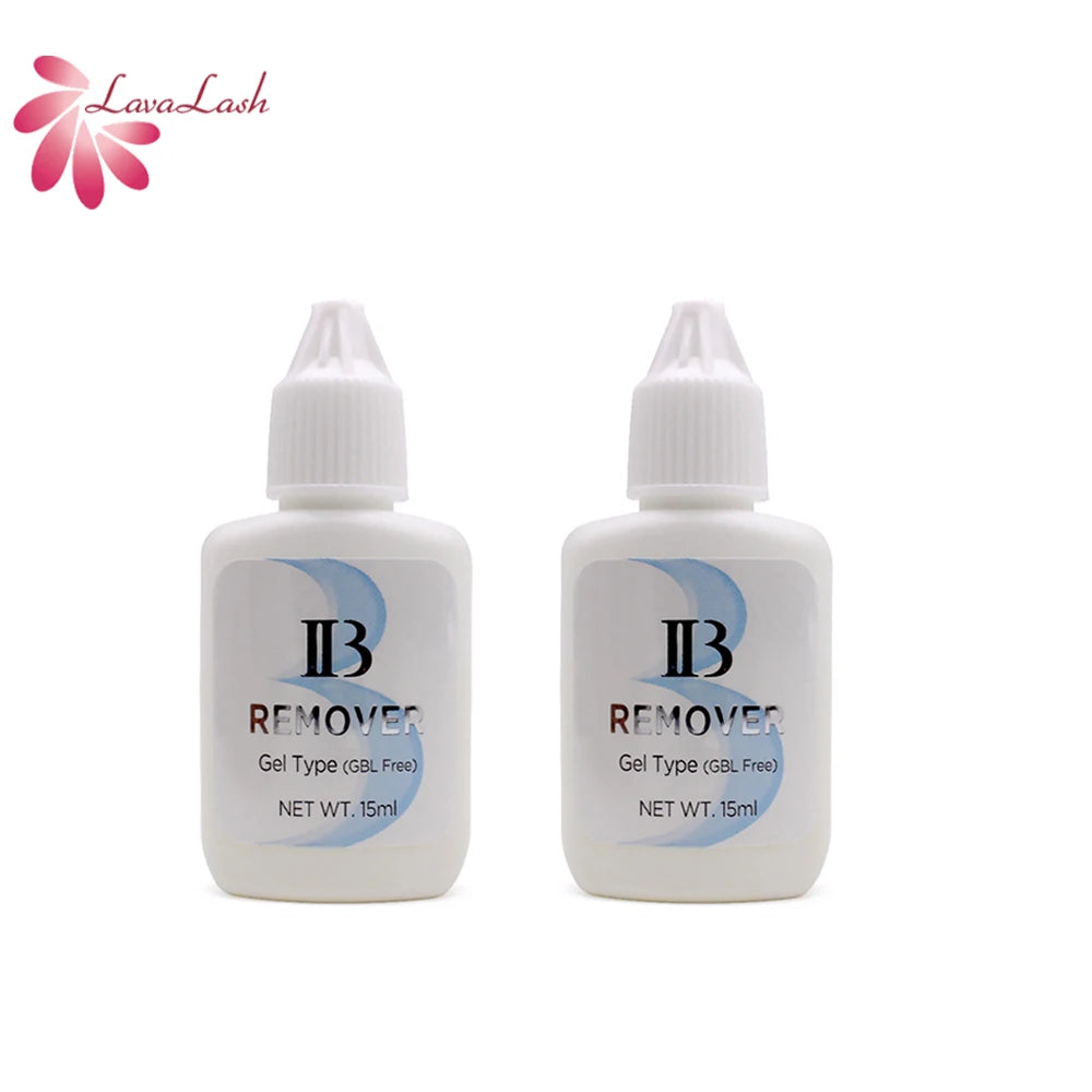 2bottles/set IB Eyelash Extension Glue Primer Premium Gel Remover Professinal Clear Eyelashes Super Bonder Adhesive Hardener
