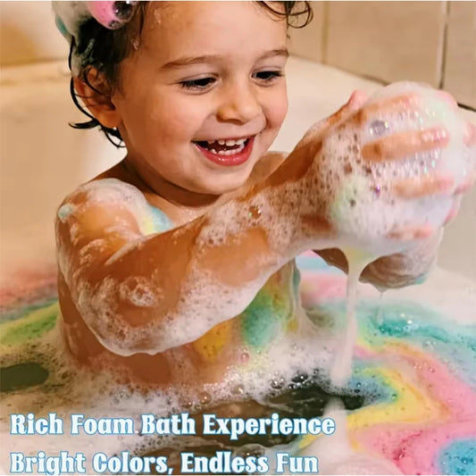 1/2 Box Kids Bath Fizzies Gift Set Natural Mega Bubbles Bath Fizzy with Surprise Ocean Toys