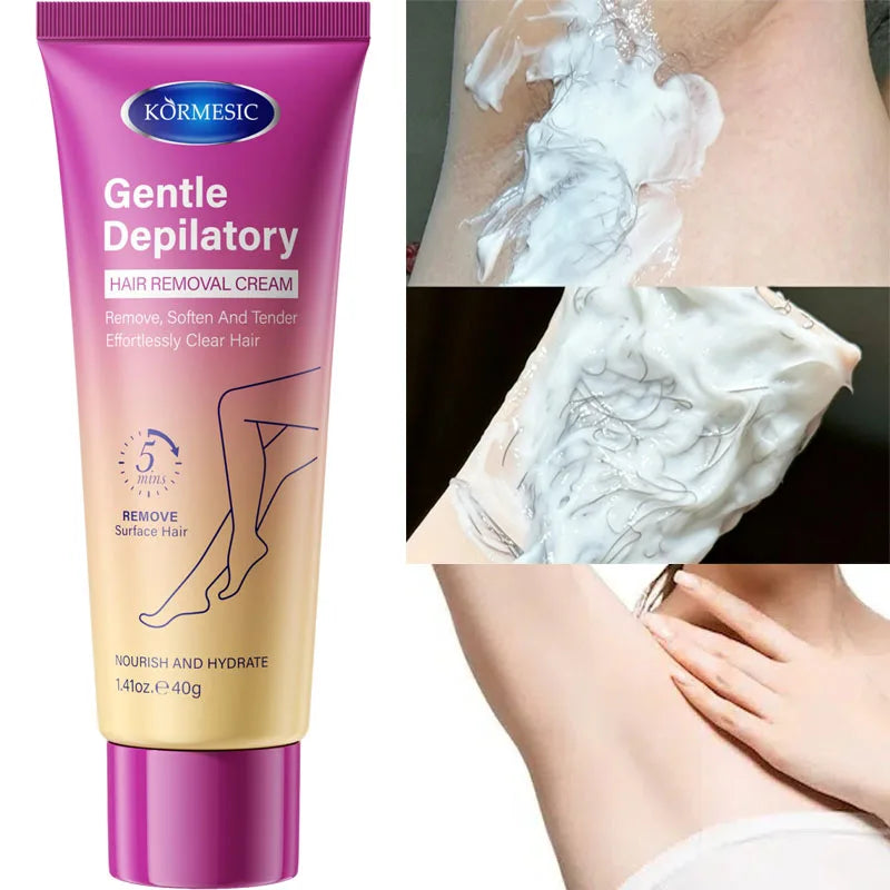 Permanent Hair Removal Cream Hair Growth Inhibitor Face Arm Armpit Leg Intimate Areas Painless Depilatory For Men Women Care