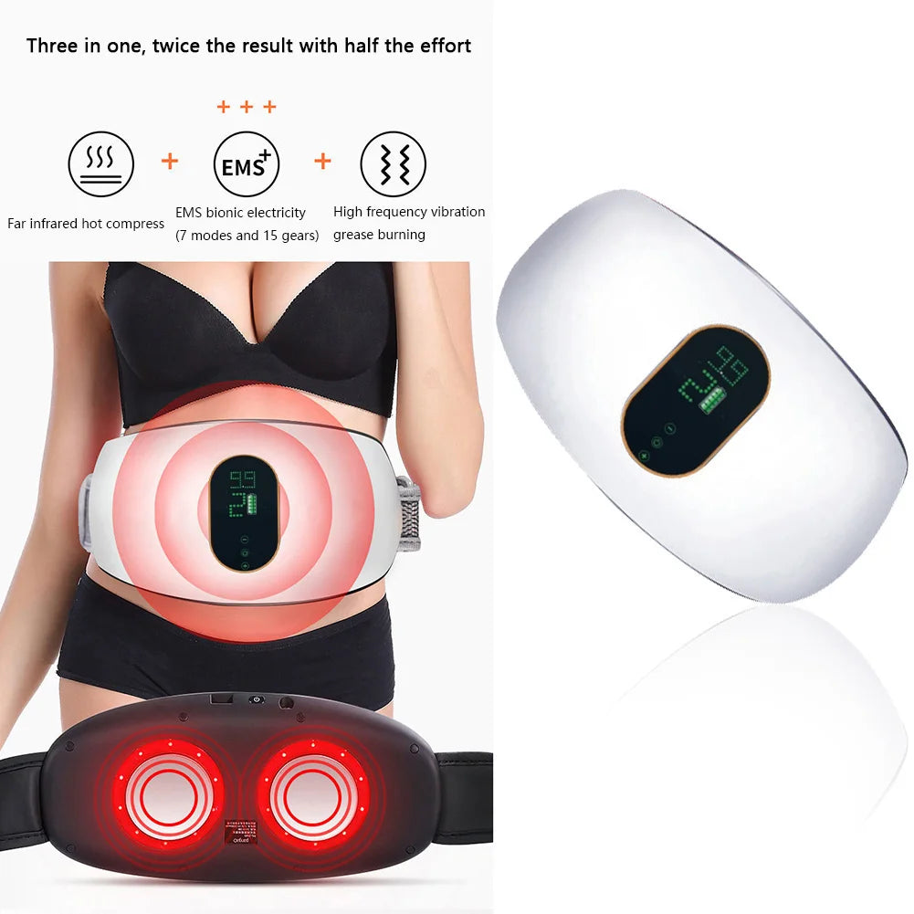 3 Modes Electric Fat Remover Body Massager for Belly Waist Arm Leg Butt Cordless Body Sculpting Machine Rechargeable