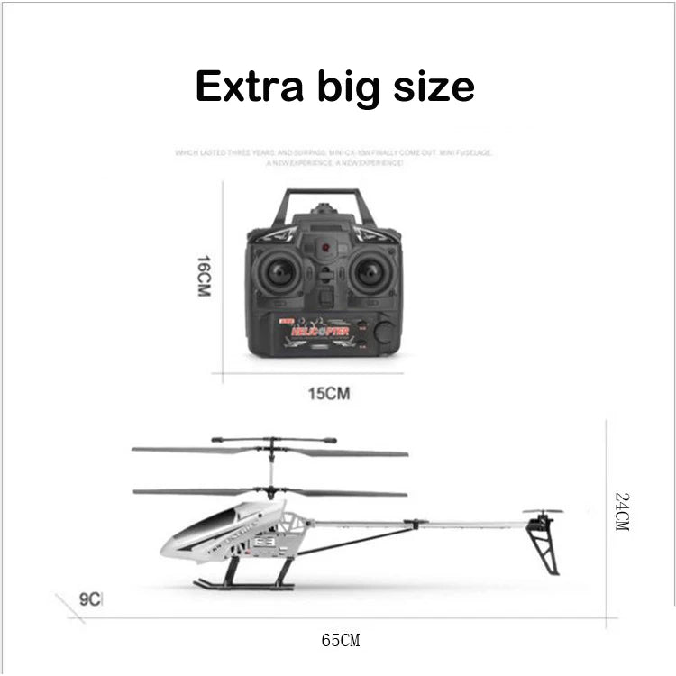 New RC Helicopter Drop-resistant Aircraft Charging With LED Lamps Helicopters Model UAV Kids Toy Gift For Kid
