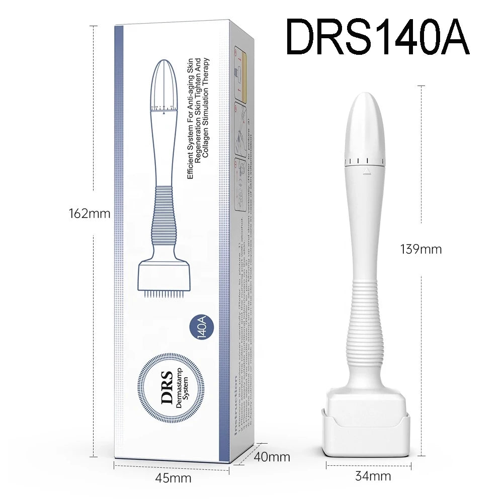 0.2mm Derma Stamp Roller DRS140A&140A Adjustable Needle Length Microneedle Derma Rolling System Dermastamp Beauty Skin Care Tool