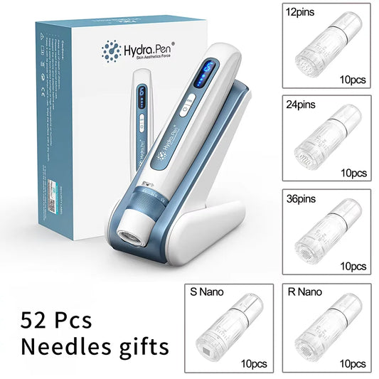 Original Dr. Pen Hydra pen H5 With 52 pcs Needle cartridge gifts EMS Microneedling Pen Needle length 0.25 mm