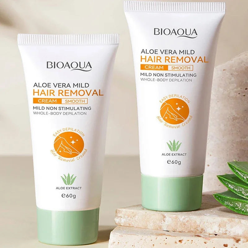 Fast Painless Hair Removal Cream Ladies Intimate Areas Depilatory Wax Underarm Aloe Hair Remover Creams for Men Women Body 60g