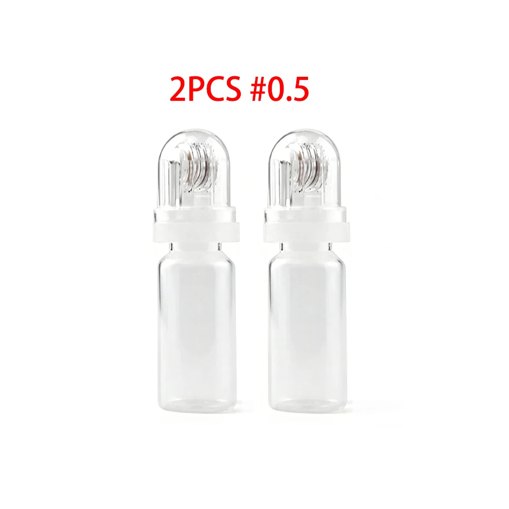 Hydra Derma Roller 64pin Microneedle Dermaroller With Serum Infusion for Lip Hair Face Scalp Beard  Beauty Skin Care