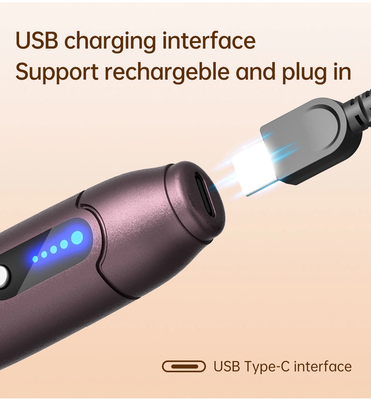 Original Dr. pen A10 Microneedling Pen 0.25mm 5 Speeds Type-C Charger 2 Cartridges Wave Needle Design