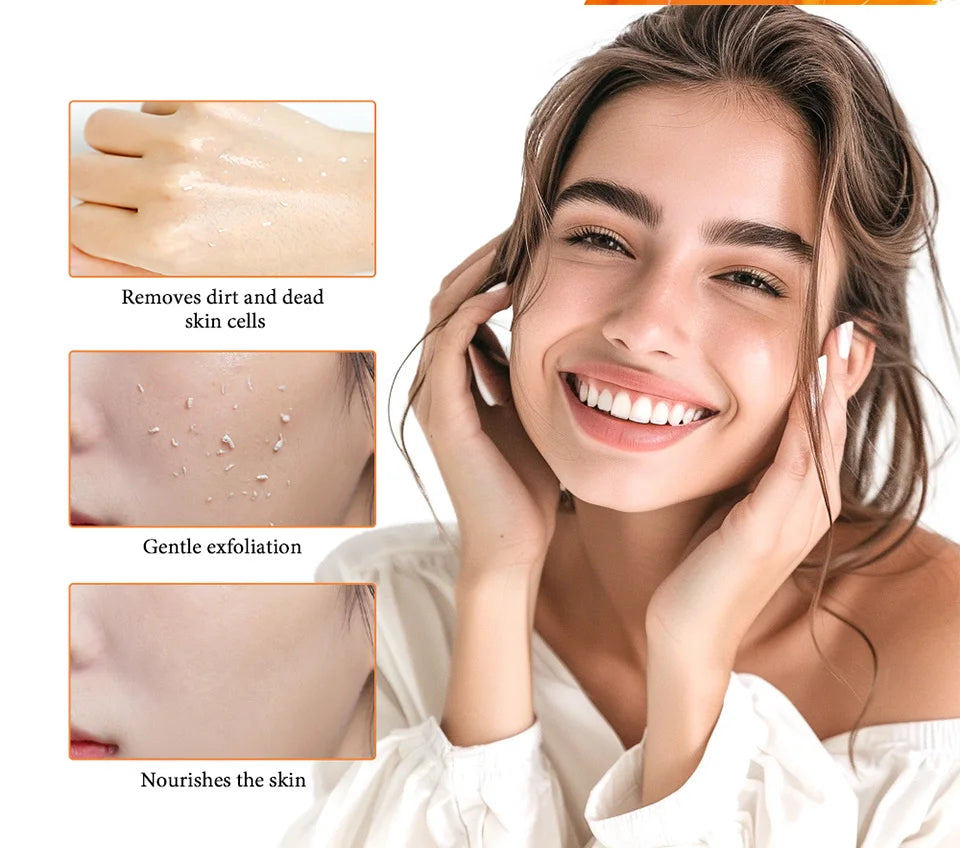 50ml Orange Exfoliateing Gel Dead Spot Remover Brighten Peeling Gentle Repair Scrub Whiten Hydrating Moisturizer Women Skin Care