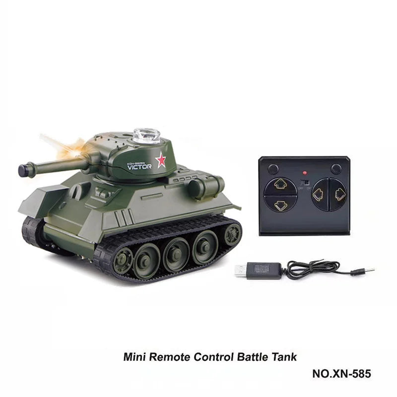 Mini RC Tank Model ImitateRemote Radio Remote Control Tank Electronic Boys Toys Children Christmas Gifts
