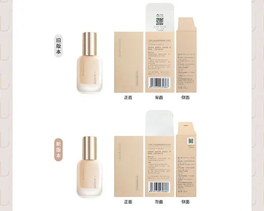 UODO Liquid Foundation Concealer Long-lasting BB Cream Waterproof Pore-minimizing Lasting Bright Dry To Oily Skin Care 30ml