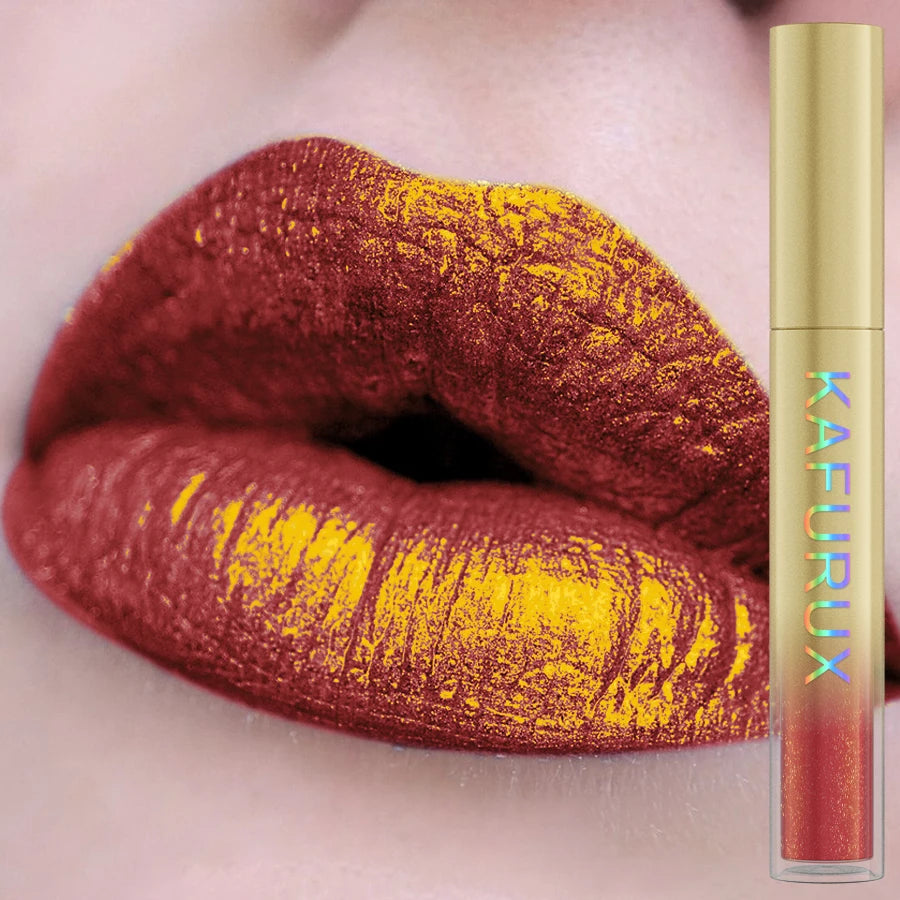 14 Colors Sparkling Shine Lip Glaze Glitter Metallic Long Lasting Lip Gloss Waterproof Liquid Lipstick Makeup Lip Oil Gifts