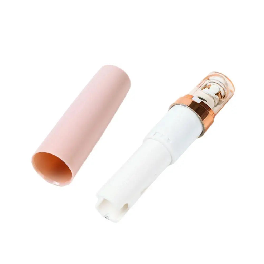 Effective Rechargeable Face Epilator Long-Lasting Waterproof Body Hair Removal with LED Lights Facial Electric Shaver for Woman