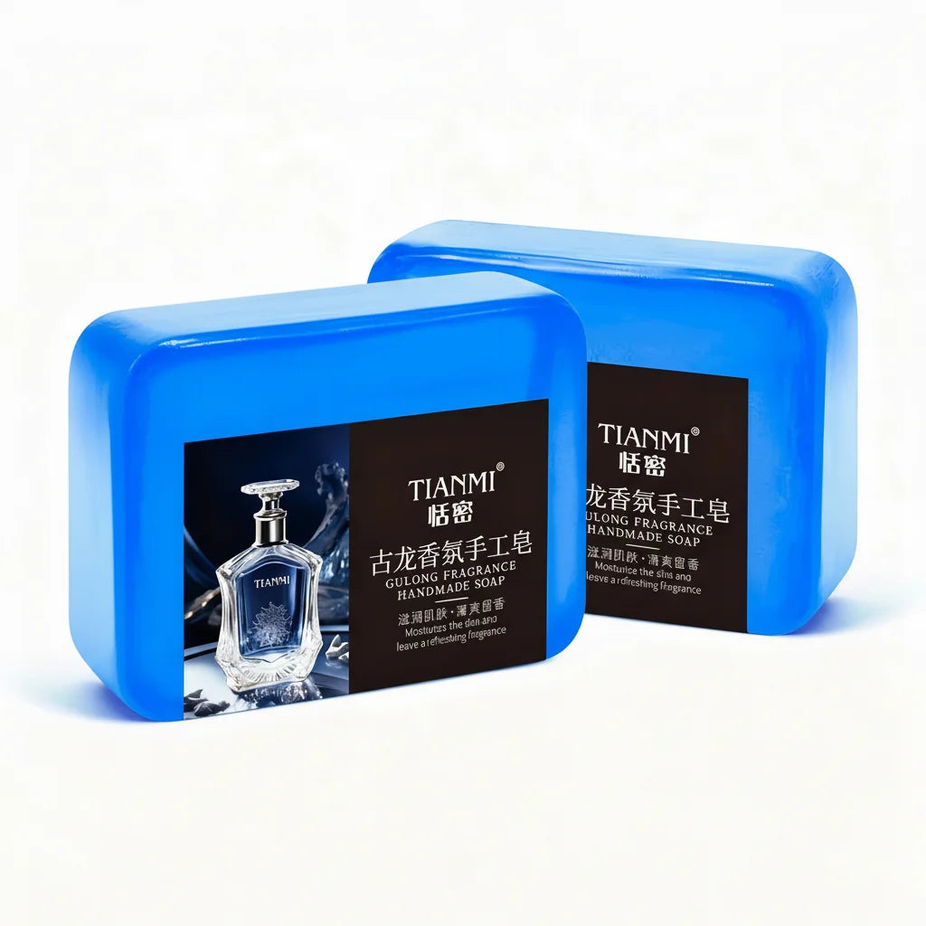 70G 1/2PCS Men's Cologne Soap, Perfume Soap, Bath Soap Face Wash Bath Body Soap Essential Oil Handmade Soap Skin Care