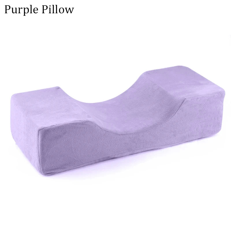 Grafted Eyelash Pillow Neck Support Grafting Lashes Memory Foam Cushion Eyelash Extension Soft Pillow With Pocket Makeup Salon