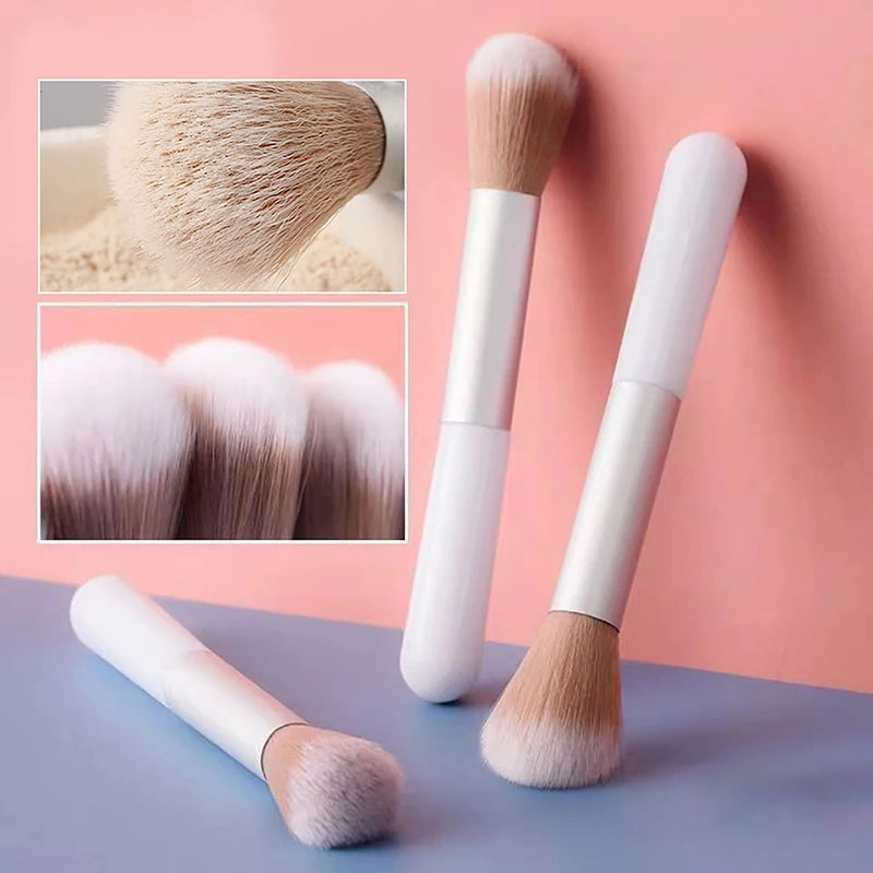 1Pcs Round Handle Multifunctional Makeup Brushes Girl  Professional Powder Foundation Blush Brush Cosmetic Accessories