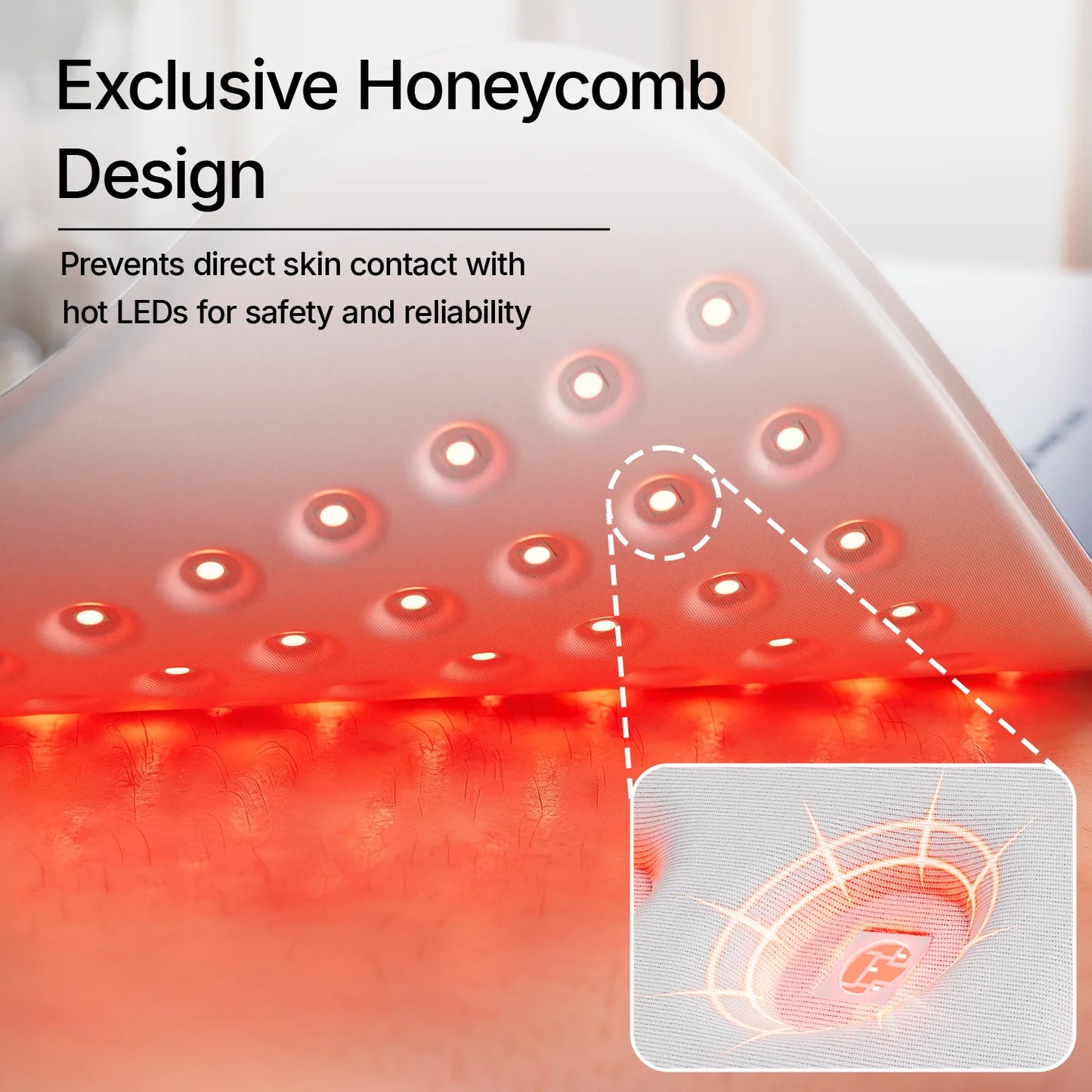 Hello Face L7 Red Light Pad For Seniors, Pets, Desk Warriors, Athletes – Relieve Pain, Inflammation & Fatigue