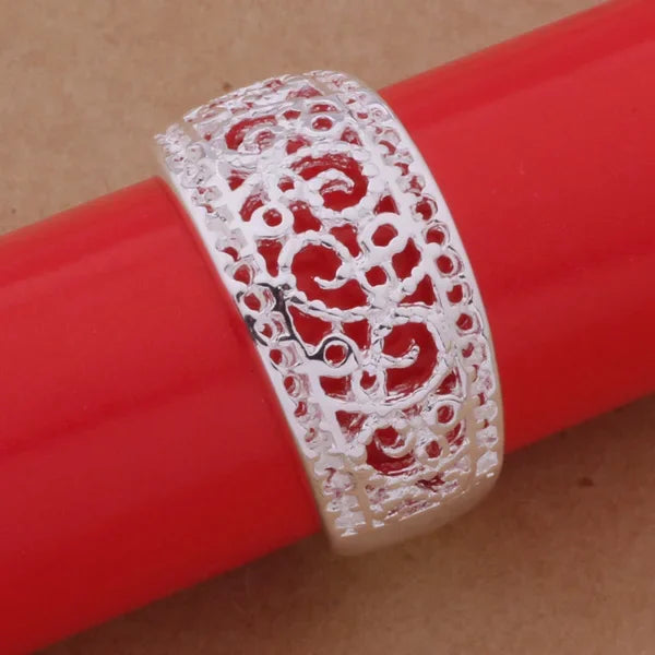 Wholsale 925 Sterling Silver Cute Charms Ring for Women Lady Wedding Party Gift Luxury Classic