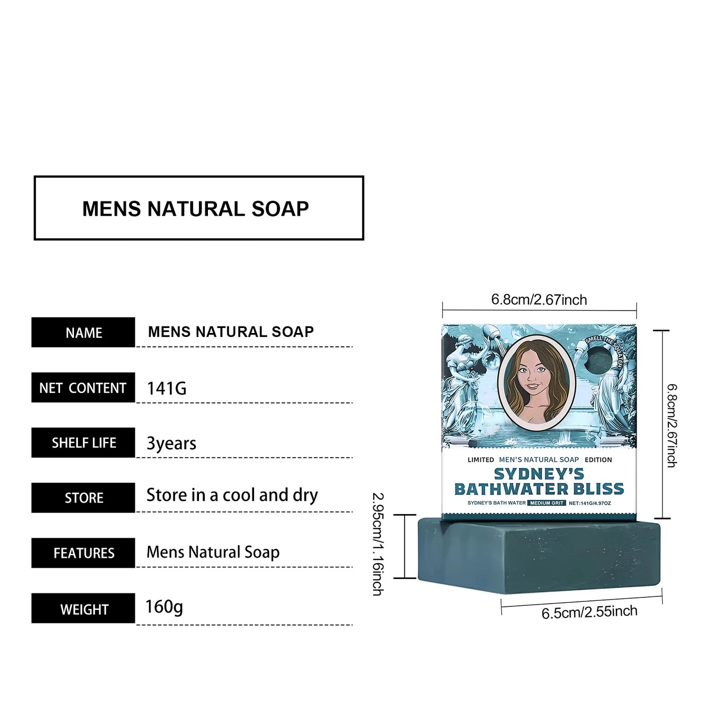 Natural Fragrance Body Soap Bar Deep Cleansing Bar Soap Moisturizing Shower Soap For Oily Skin Body Odor Control Rich Lather