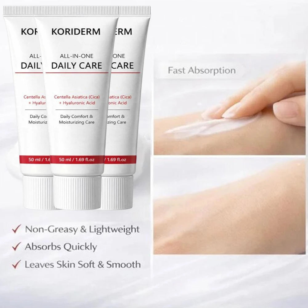 Centella Asiatica Face Cream Hyaluronic Acid Moisturizer Nourish Dry Skin Smoothing Rejuvenation Strengthen Barrier Skin Care