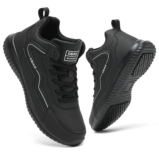 Hotel Chef shoes four seasons non-slip waterproof oil-proof kitchen work shoes light breathable outdoor men's walking sneakers