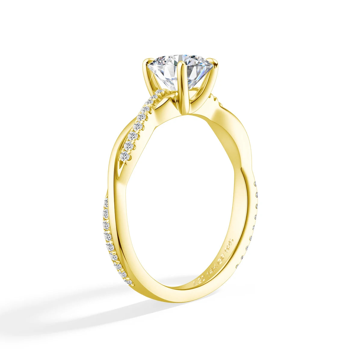 14K Gold Filled 3CT Marquise Moissanite Bride Engagement Ring Set D Color GRA Certified Gemstone Wedding Band Custom Jewelry