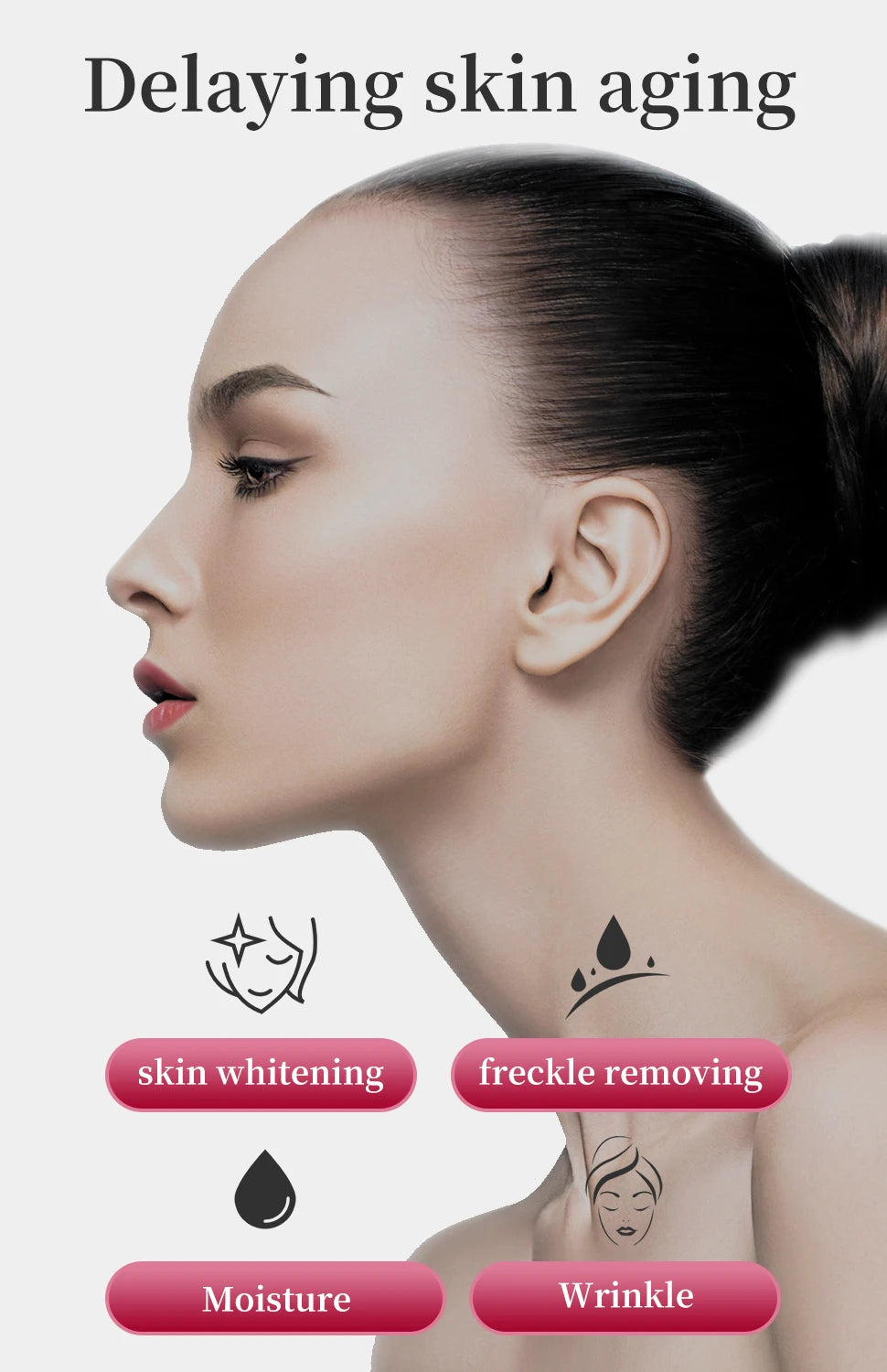 2025  Jet Peel serum Ampoules Skincare Anti Aging Hyaluronic Acid Niacinamide Vitamin C E Skin Care Face Serum Facial Whitening