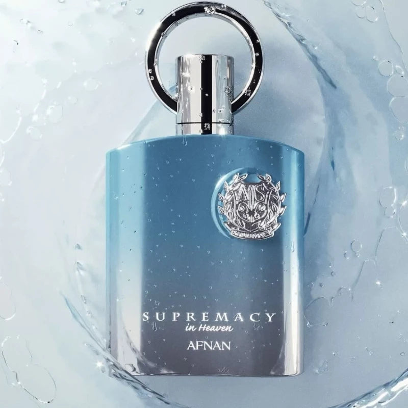 AFNAN Supremacy in Heaven Perfume 100ml Unisex Eau De Parfum Fresh Citrus Green Tea Fragrance Long Lasting Musk Woody Sandalwood