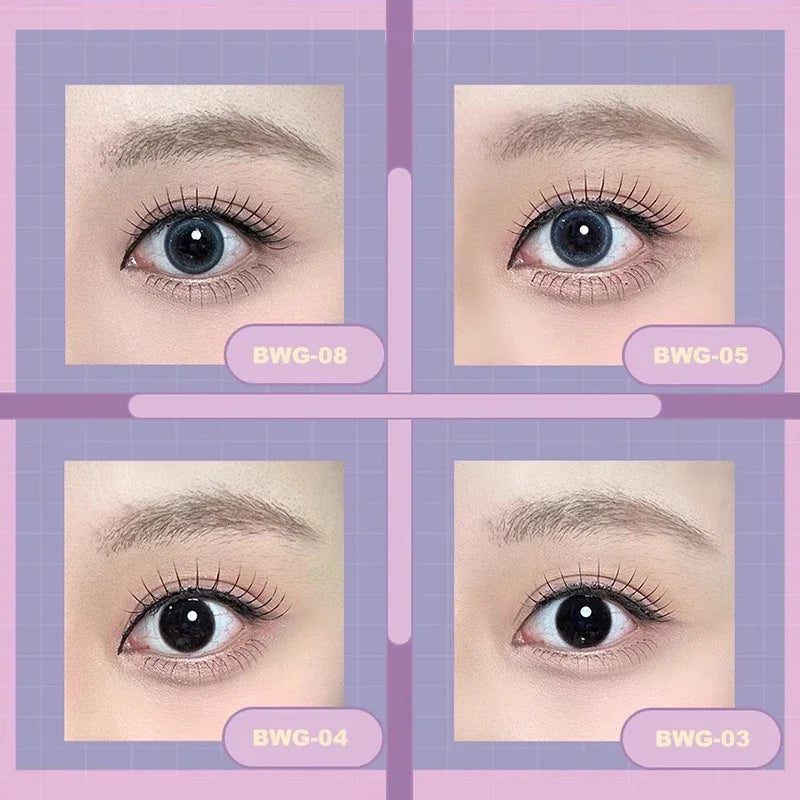 U-shaped False Eyelashes K-Pop Idol Lashes Zhang Yuanying Inspired Comic Eye Lashes Natural Wispy Lash Extension