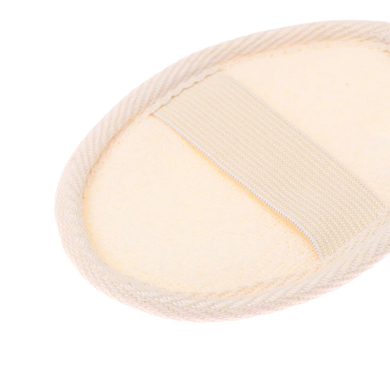 【Natural Loofah Body Scrubber Soft Exfoliating Sponge Shower Brush Cleaner Pad Body Skin Care Tool Bath Exfoliator Shower Puff】