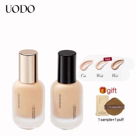 UODO Liquid Foundation Concealer Long-lasting BB Cream Waterproof Pore-minimizing Lasting Bright Dry To Oily Skin Care 30ml