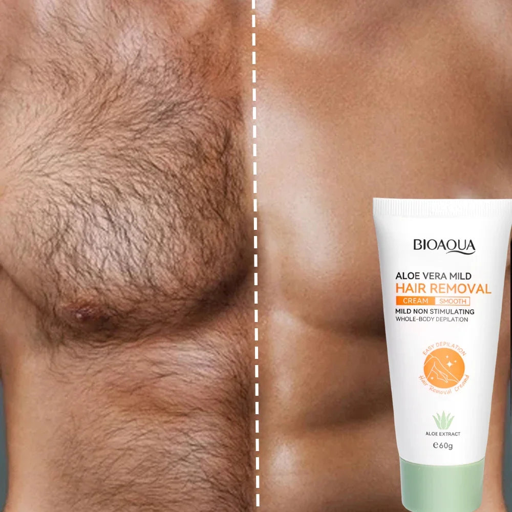 Fast Painless Hair Removal Cream Ladies Intimate Areas Depilatory Wax Underarm Aloe Hair Remover Creams for Men Women Body 60g