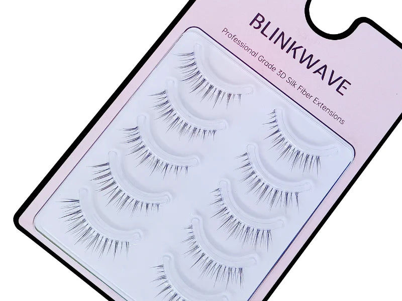 U-shaped False Eyelashes K-Pop Idol Lashes Zhang Yuanying Inspired Comic Eye Lashes Natural Wispy Lash Extension