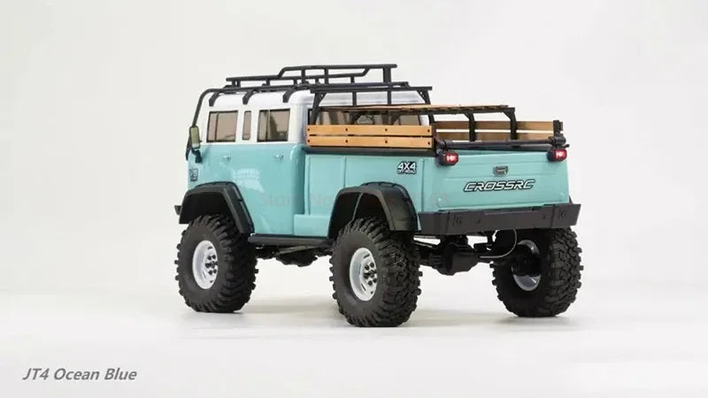 CROSSRC EMO JT4 RTR Simulation Climbing Truck Four-Wheel Drive Off-Road Rc Remote Control Electric Model Car Ocean Blue
