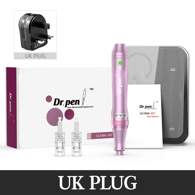 Electric Dr. Pen Ultima M7 Professional Derma Pen Nanoneedles Tatoo Machine 0.25mm Needle Skincare Tool SPA Care
