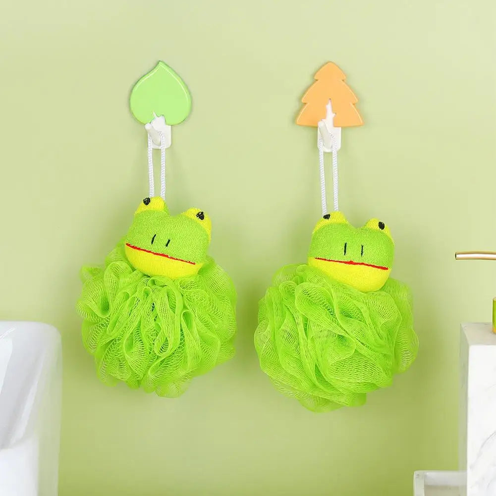 Bath Sponges Animal Kids Loofah Bath Pouf Mesh Animal Toy Bath Sponge Colorful Cartoon Body Scrubber Balls Shower Mesh for Kids