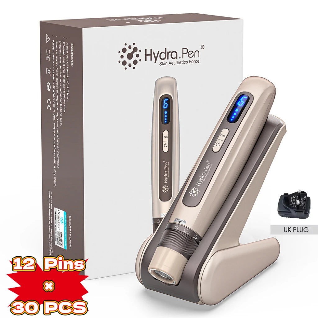 Hydra pen H5 EMS Microneedling Pen with 30PCS Cartridges Needle Length 0.25 mm