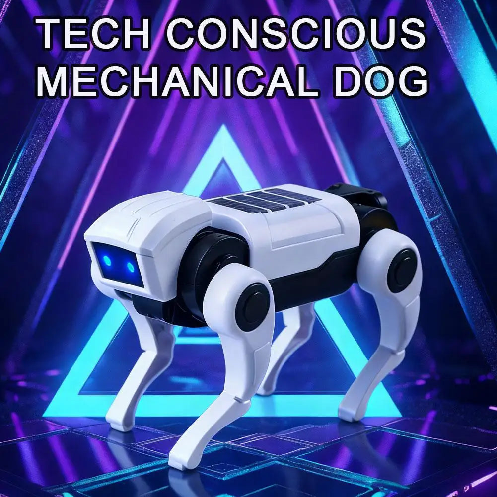 Small Electric Robot Dog Toy Mini size Electronic Pets DIY Installation Imitates Animals Children's Educational Toys